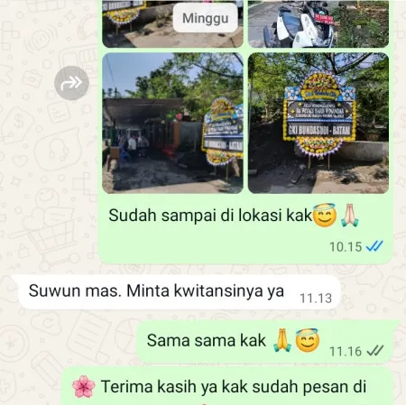 Pengiriman Papan Bunga Duka Cisoka