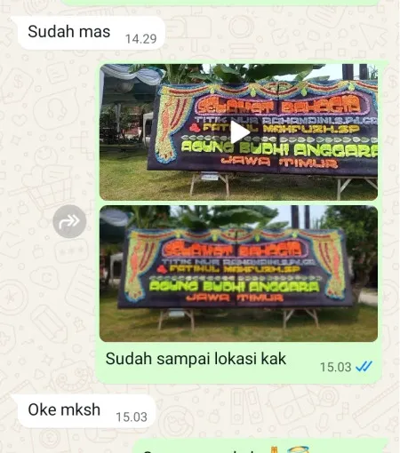 Pengiriman Papan Bunga Cisoka
