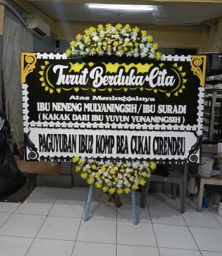 Papan Bunga Duka Cisoka